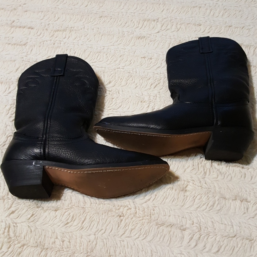 Masterson Boot Co. Black Leather Boots. Sz 6.5 - Picture 5 of 8